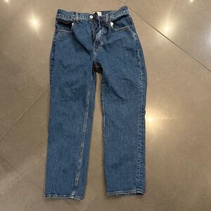 Abercrombie ankle straight ultra high rise size 27